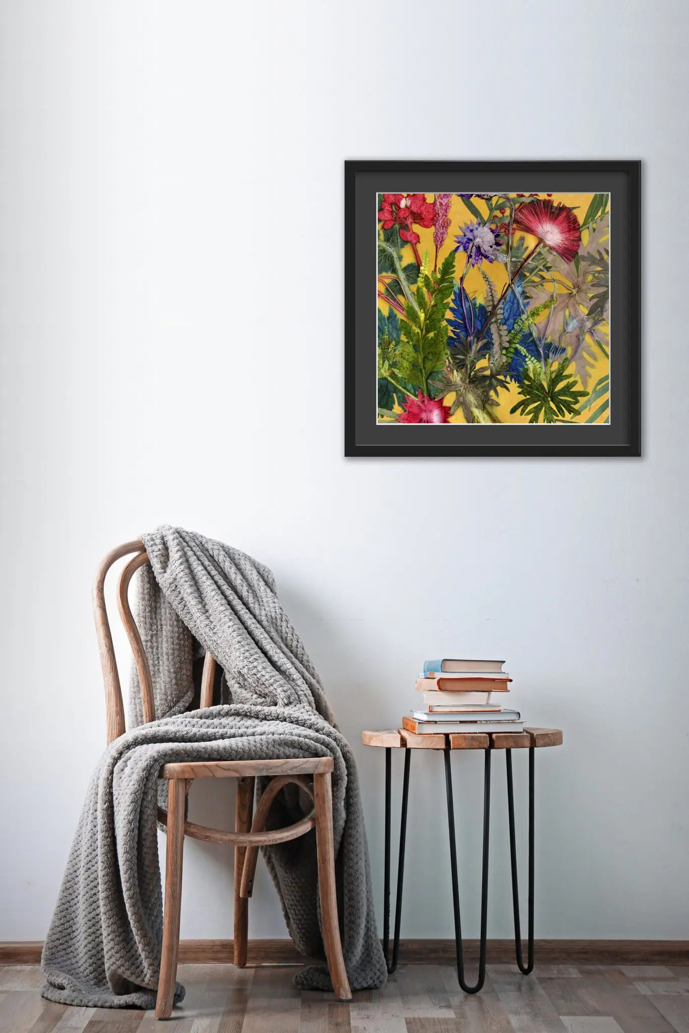 Summer Tropics Green & Yellow Wall Art Gillian Arnold