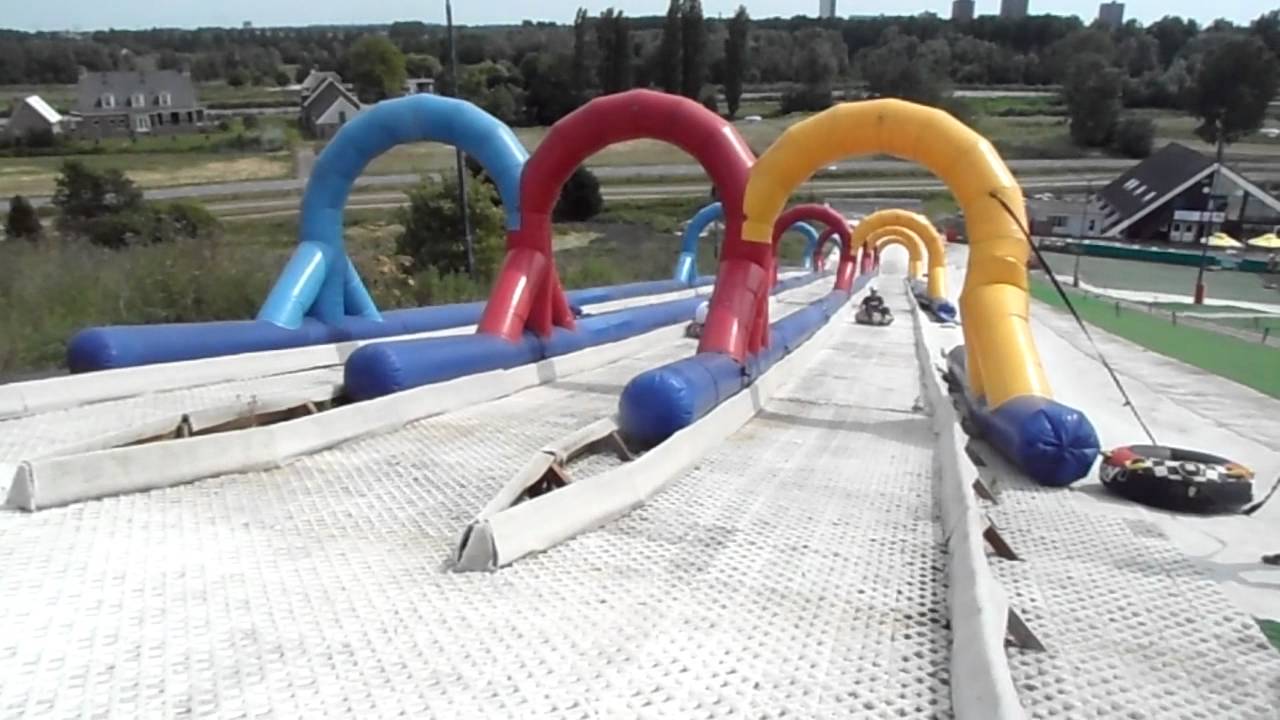 Outdoor Valley Mega Splash Tubing & Waterslide • gimifun