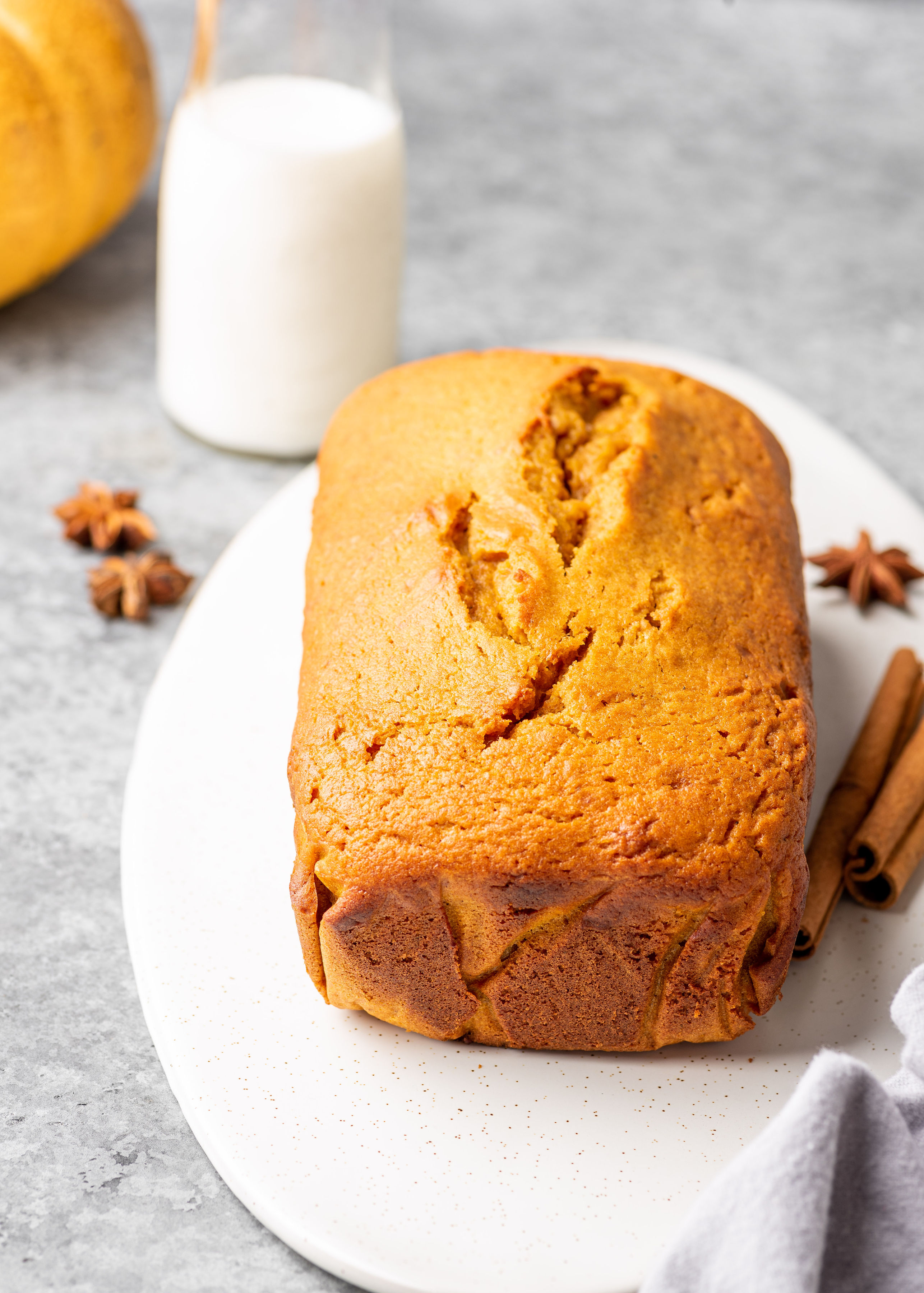 Pumpkin Bread with Cream Cheese Icing Gimme Delicious