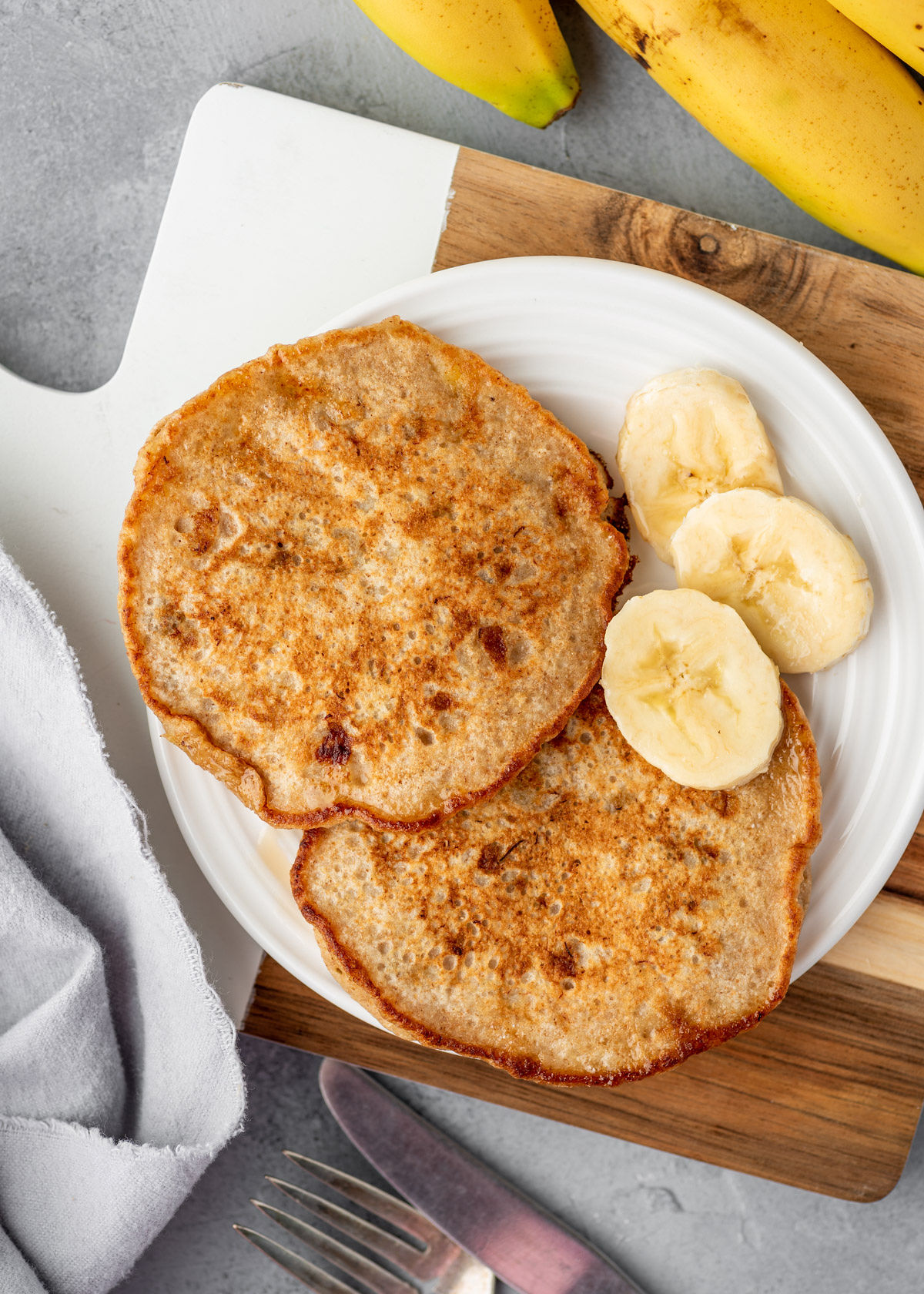 Healthy Whole Wheat Banana Pancakes Gimme Delicious