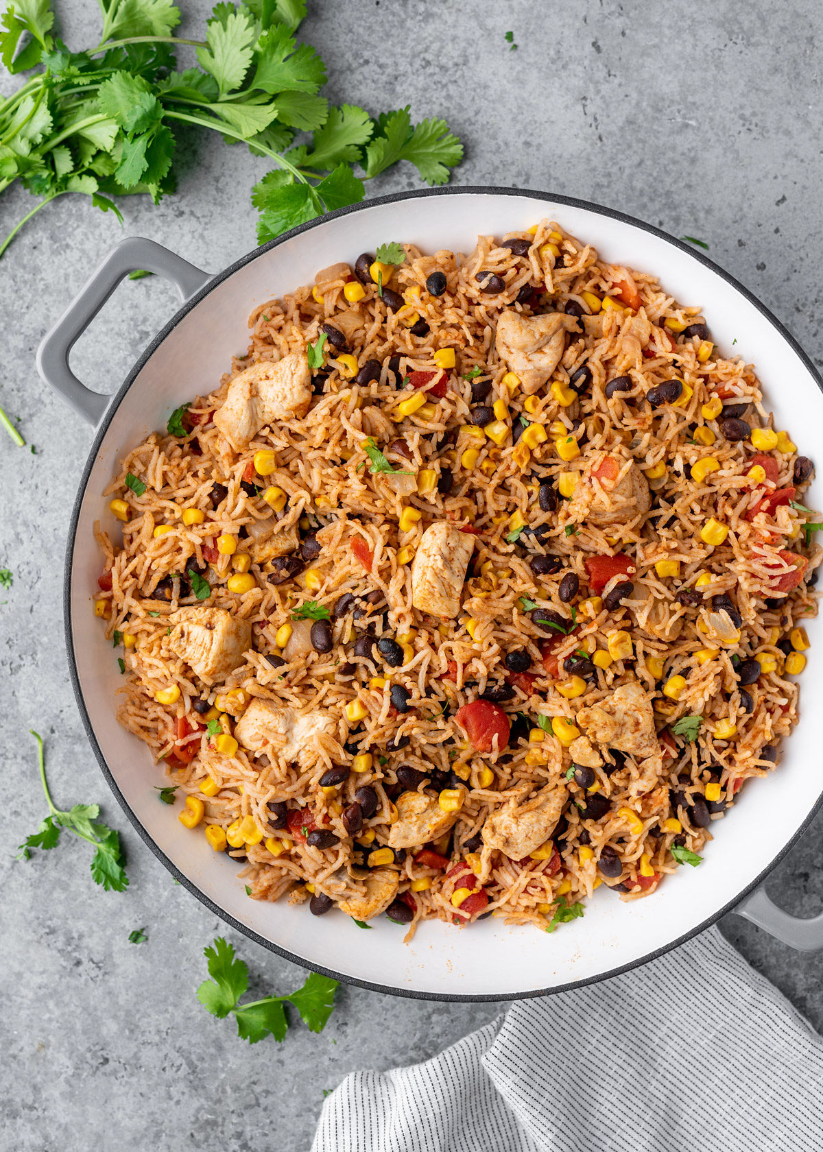 Easy OnePan Chicken Burrito Bowls Hungry For Balance