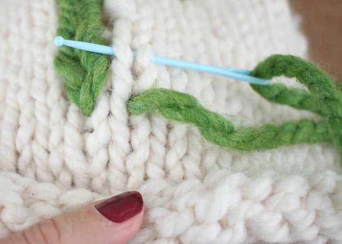 How to Embroider on Knitted Items