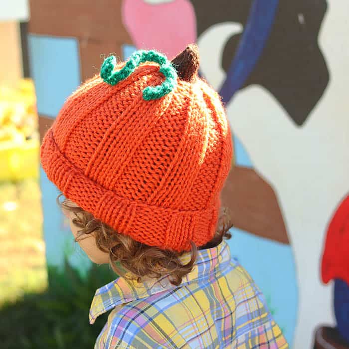 toddler pumpkin hat