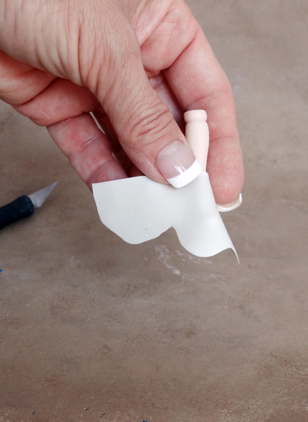 Making A Miniature Doll Shoe Miniature Dolls by Gina BellousMiniature