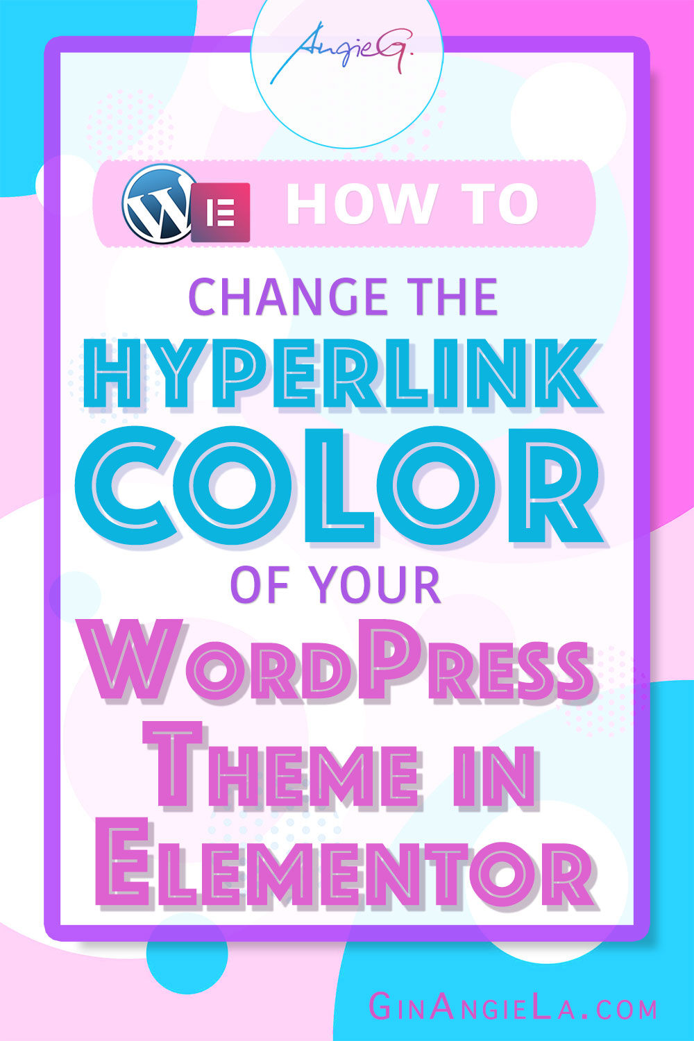How To Change The Hyperlink Color In Elementor For WordPress Theme
