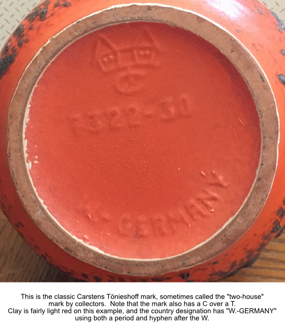 West and East German Pottery Marks and Identification