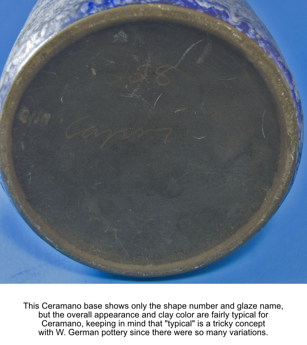 West and East German Pottery Marks and Identification