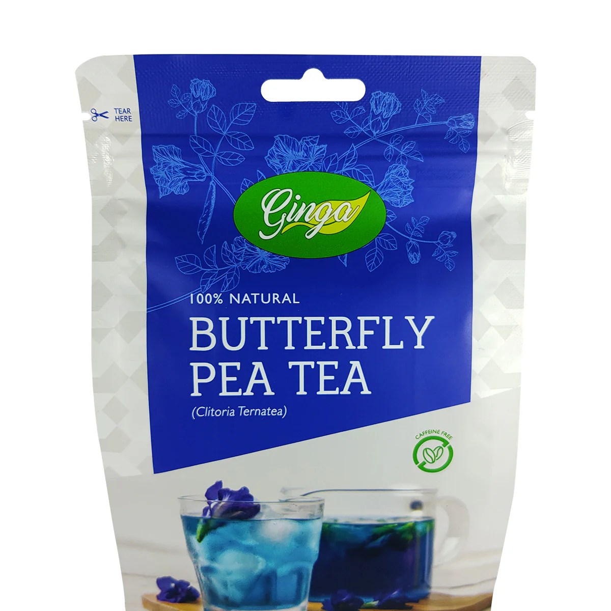 BUTTERFLY PEA TEA DRIED FLOWERS 30G Ginga Food