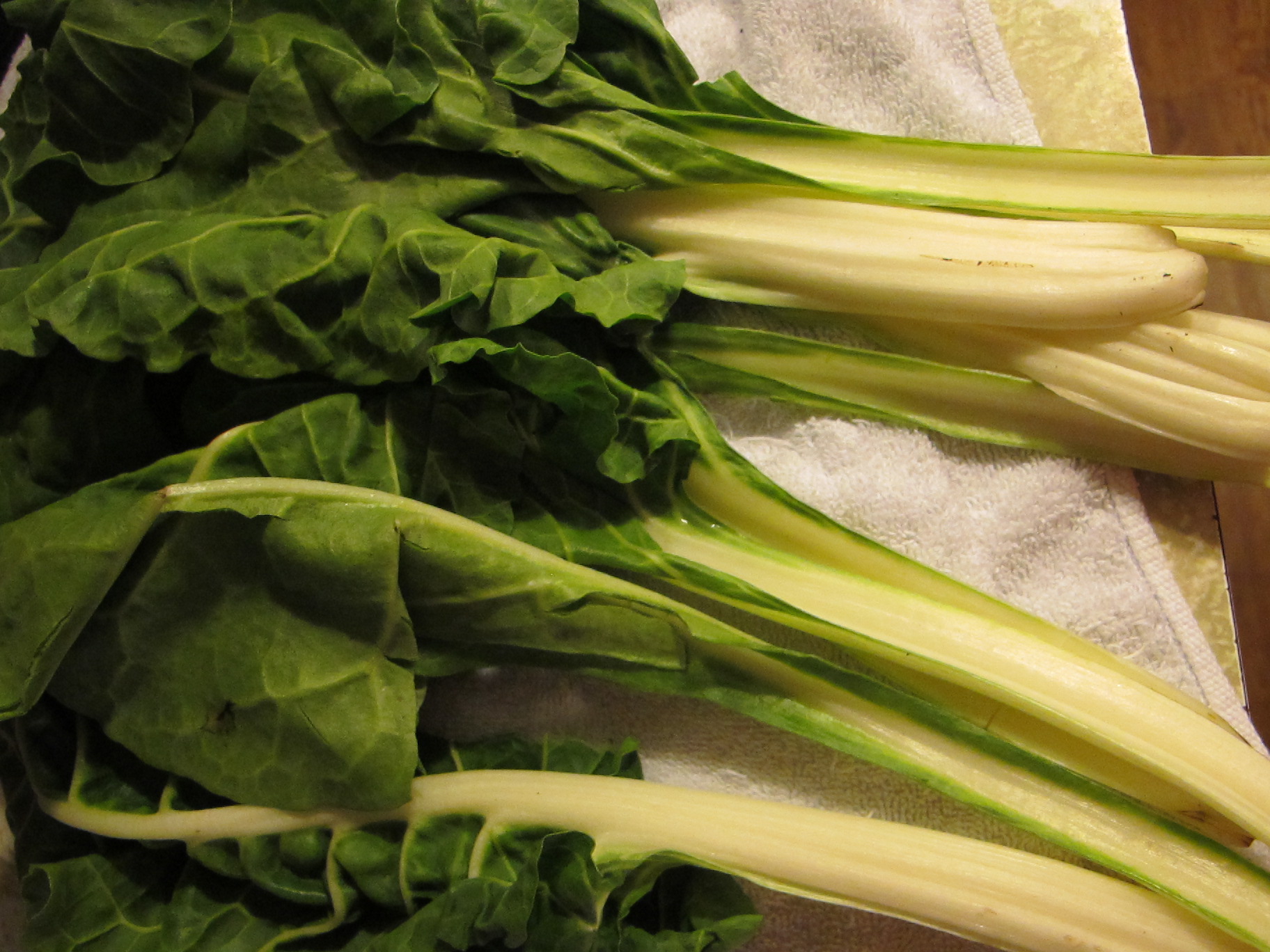 My Green Chard Experience There's a First Time For Everything!