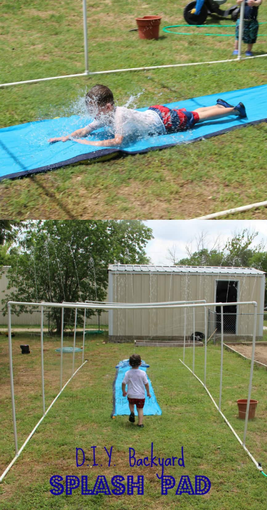 DIY Splash Pad for Summer Fun, Year After Year!