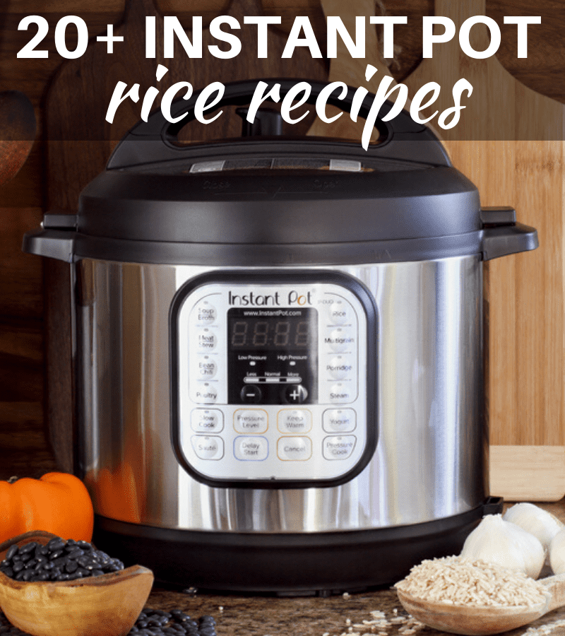 Instant Pot Rice Recipes 20+ Easy Recipes for your Pressure Cooker!
