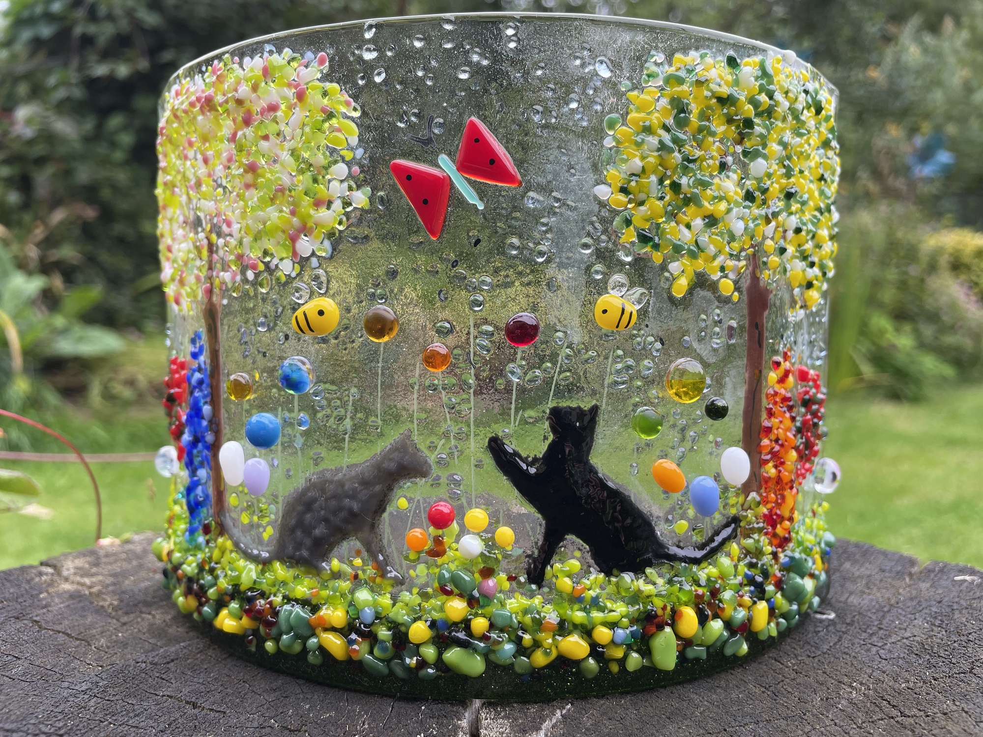 Special ashes products Ginger Cat Glass