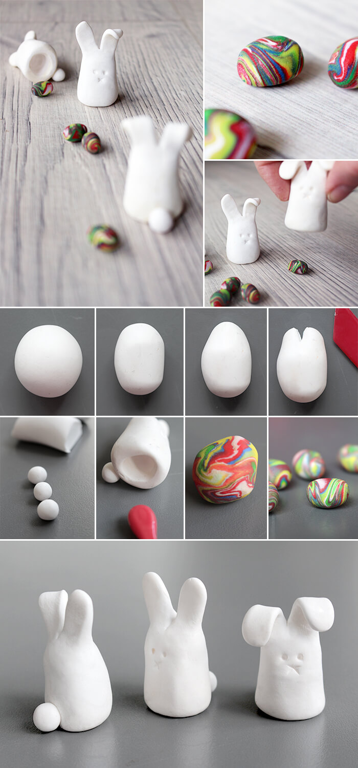 Do it yourself Kreatives Osterspiel aus Fimo selbst basteln
