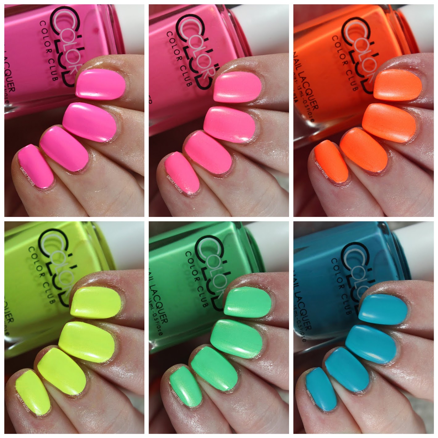 Color Club ‘Pride & Joy’ Collection Swatches & Review GINGERLY POLISHED
