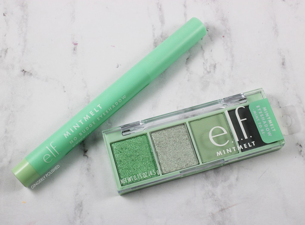 ELF Cosmetics ‘Mint Melt’ Eyeshadow Palette & Shadow Stick Swatches