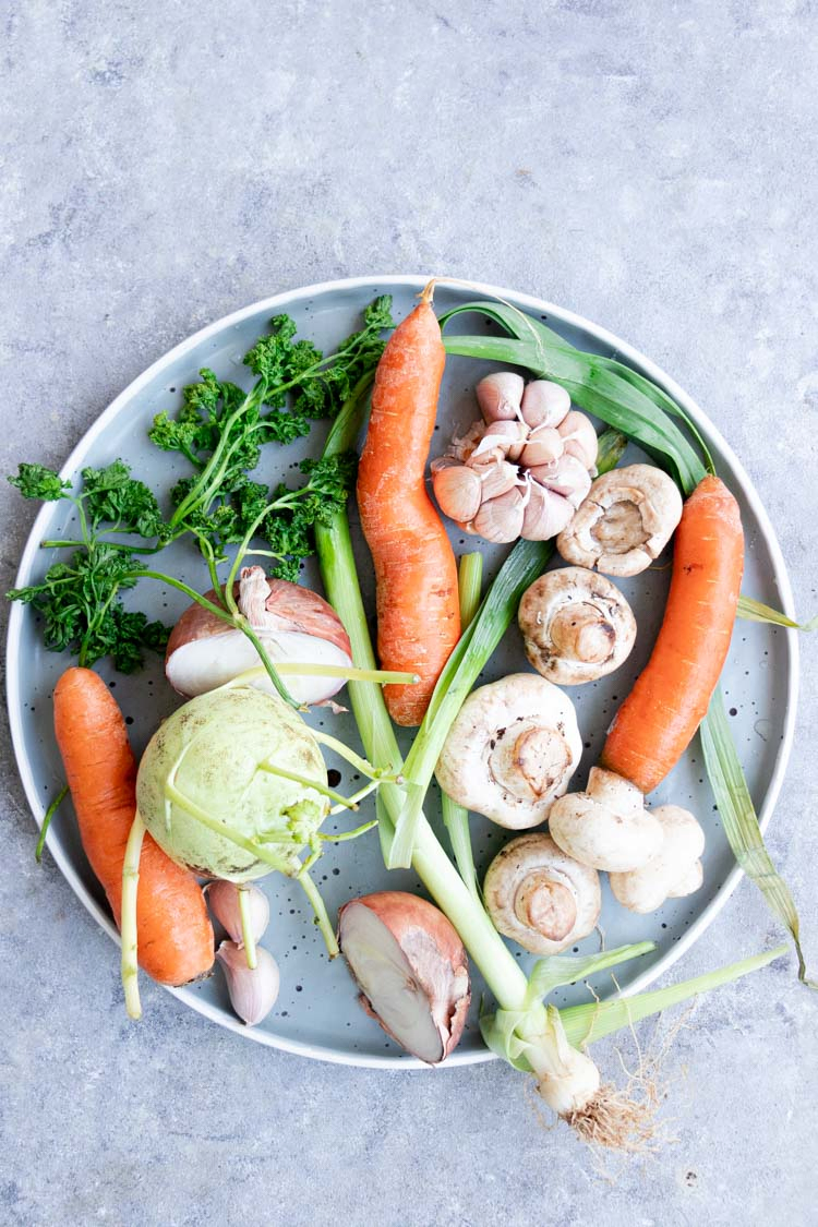 Instant Pot Vegetable Stock (w/ Stovetop instructions) Ginger Skillet