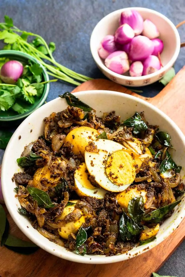 Egg Pepper Fry Egg Masala Fry Recipe Ginger Skillet