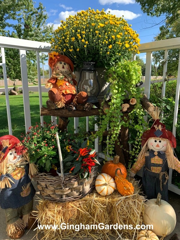 Fall Front Porch Vignette