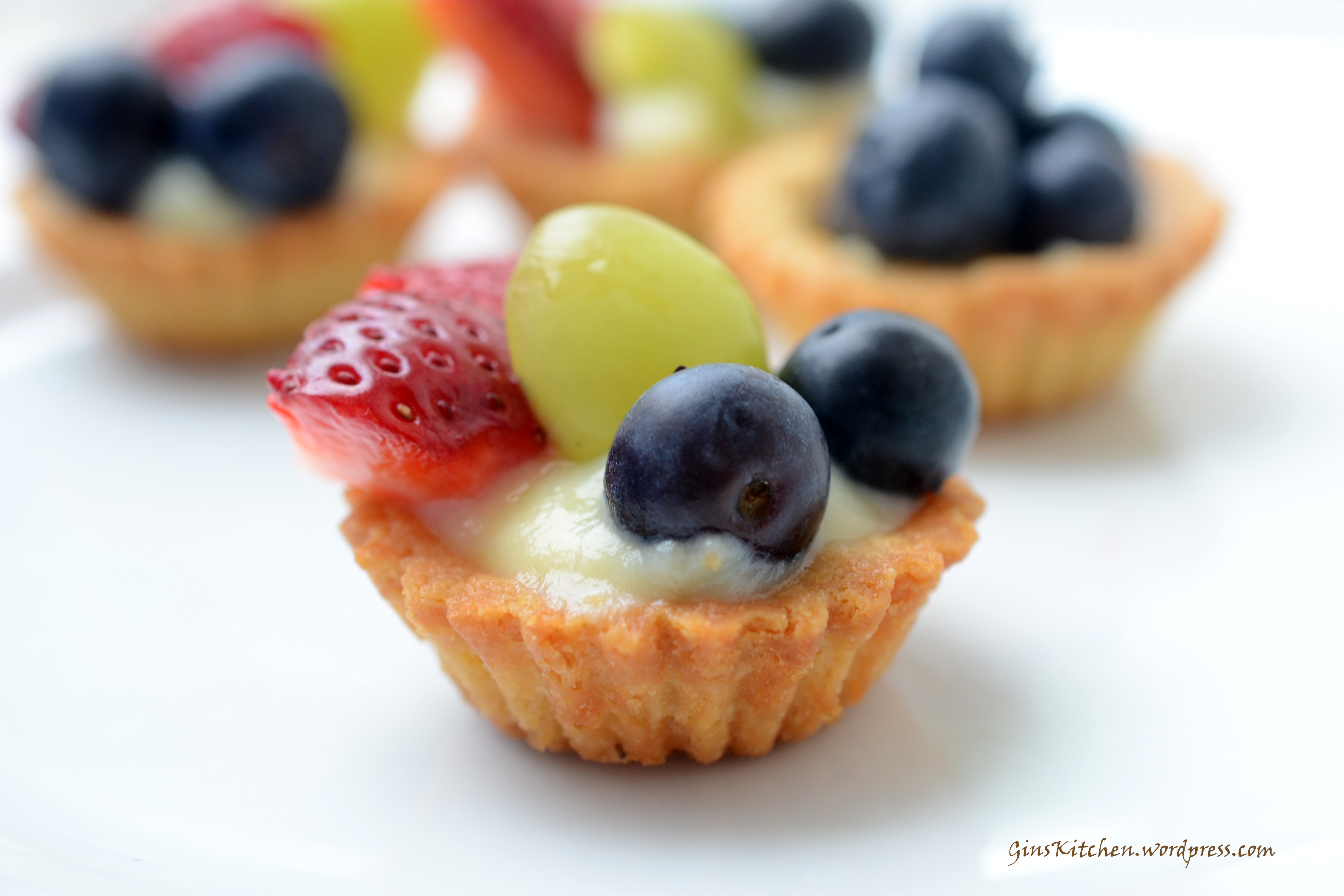 Mini Fruit Tarts GinsKitchen