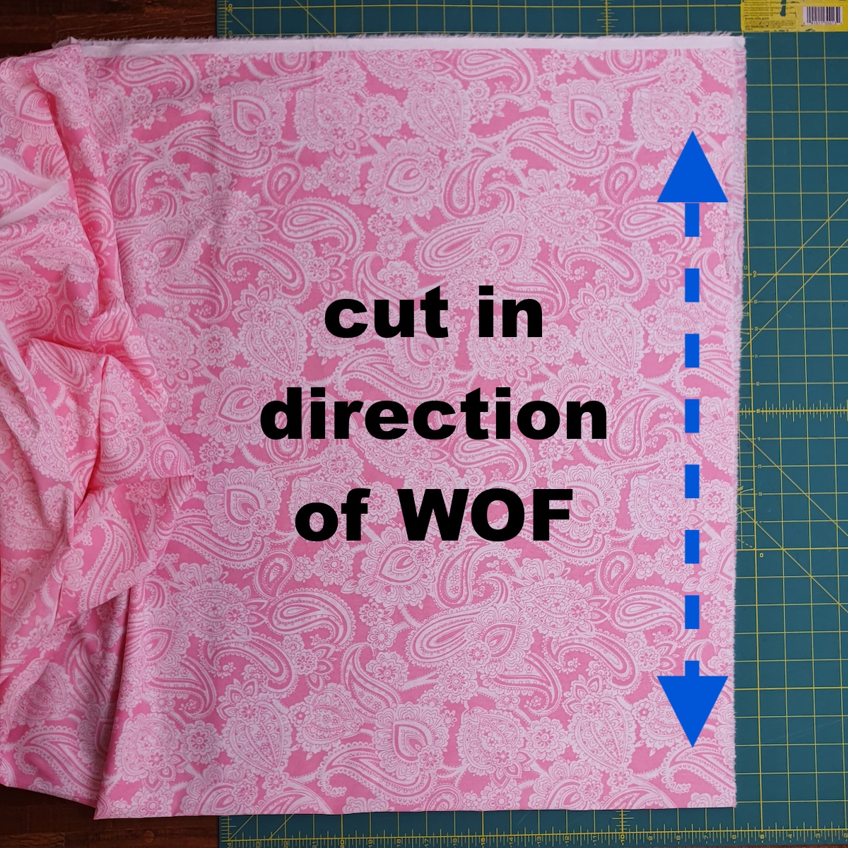 Selvedge and Width of Fabric (WOF) ⋆