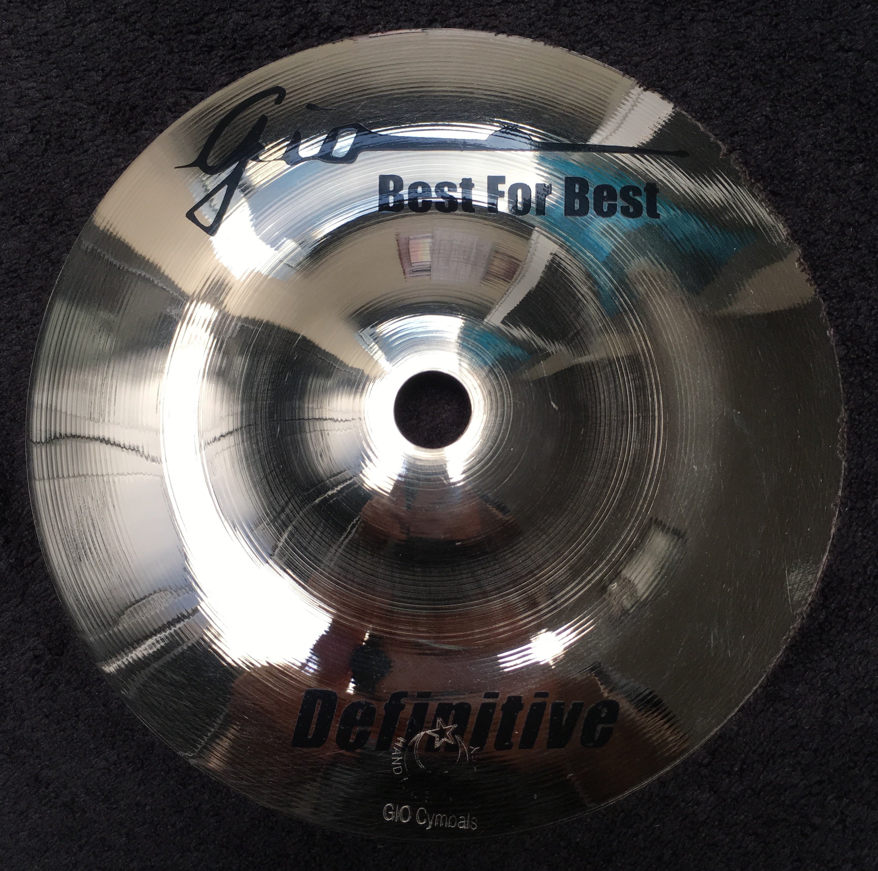 GIO Cymbals 6” inch Definitive Splash Cymbal Worldwide Delivery!