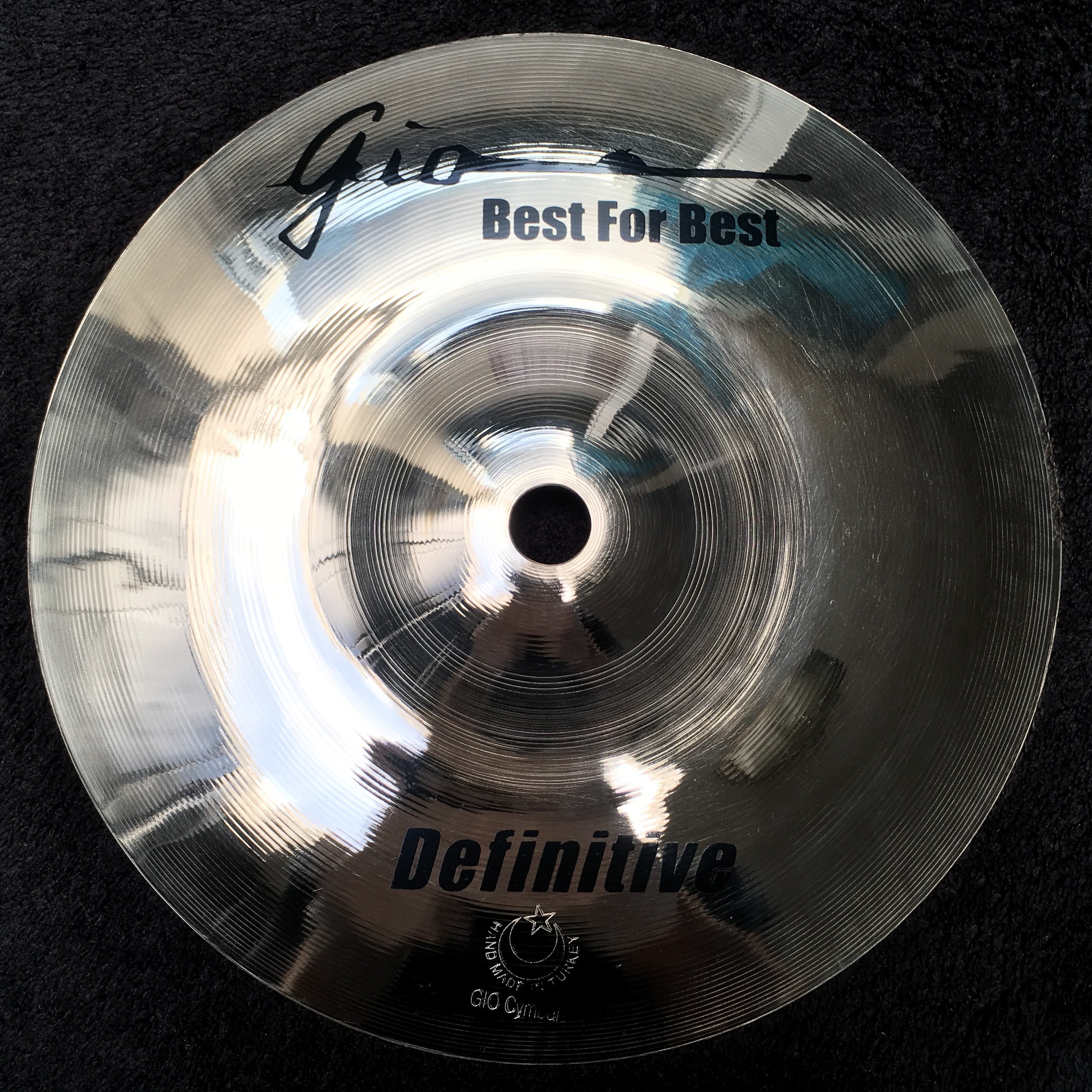 GIO Cymbals 7” inch Definitive Splash Cymbal Worldwide Delivery!