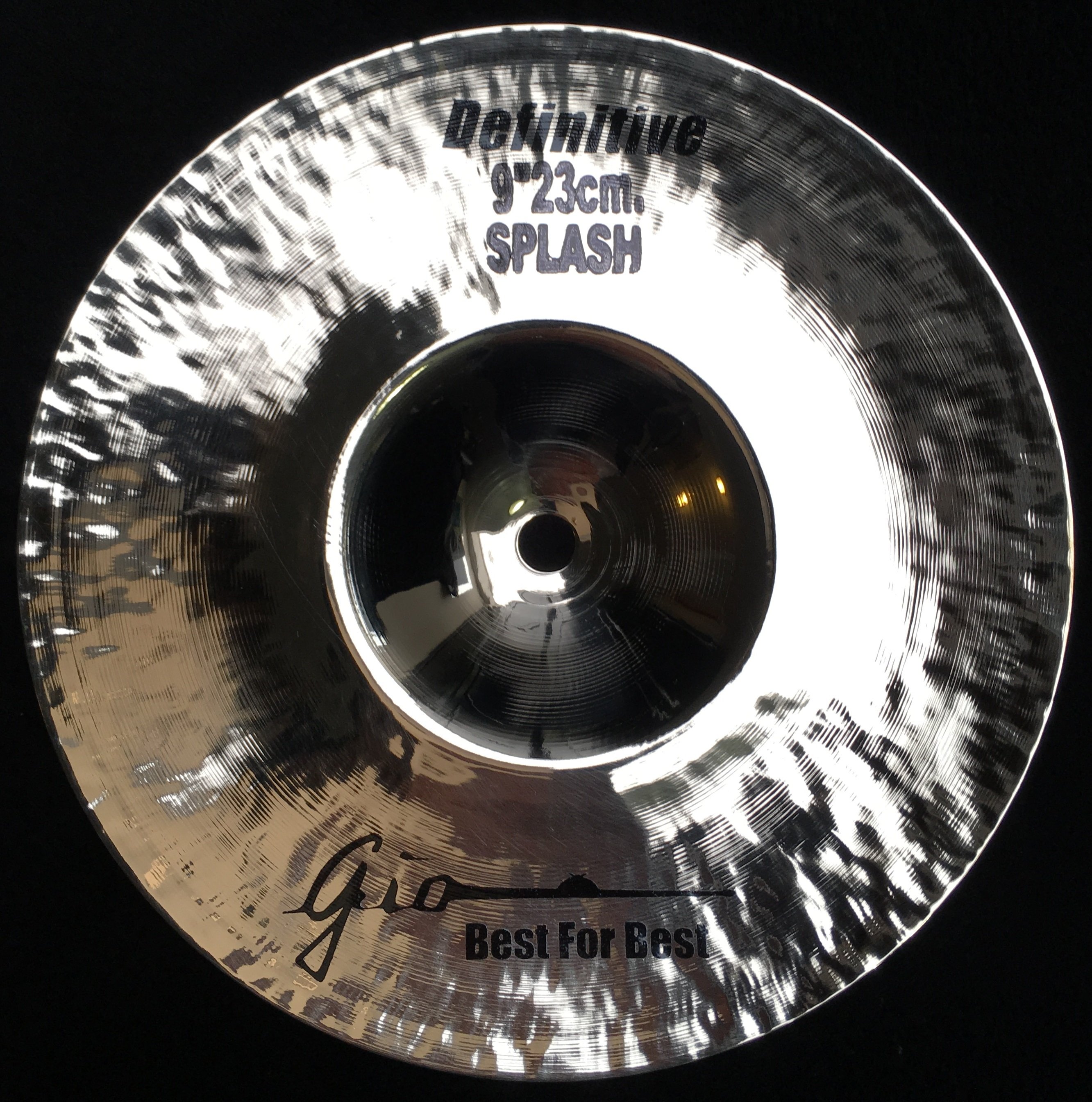 GIO Cymbals 9” inch Definitive Splash Cymbal Worldwide Delivery!