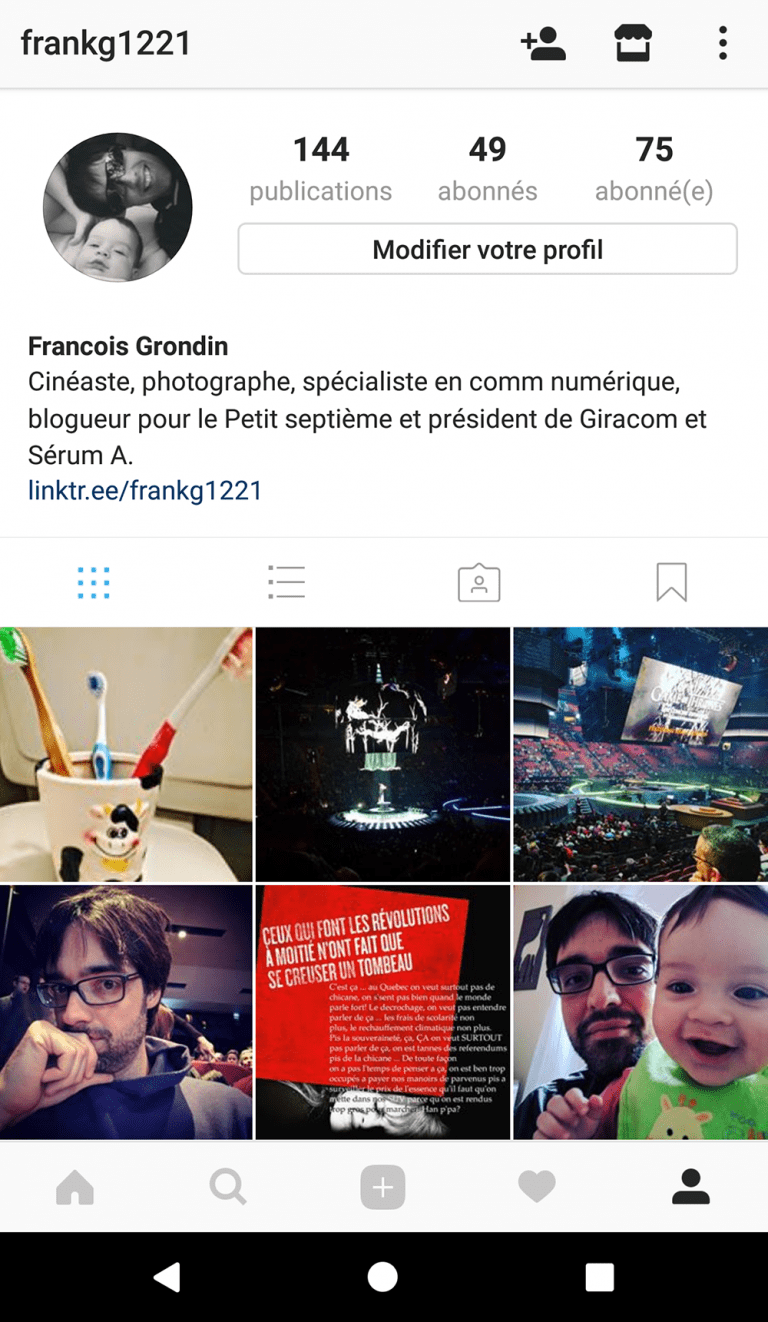Insérer plus de 1 lien dans sa bio Instagram