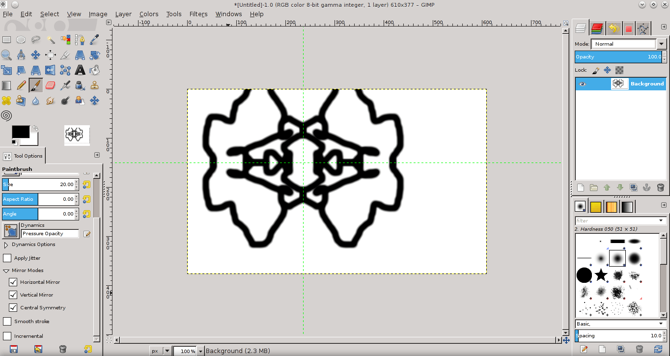 Crowdfunding Proposal for Symmetry/Mirror Painting in GIMP Girin Studio