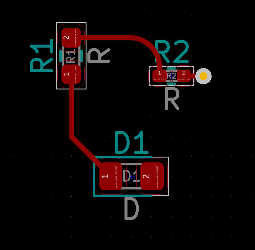 KiCad 6 Python Scripting Place Footprints, Create Tracks, Curved