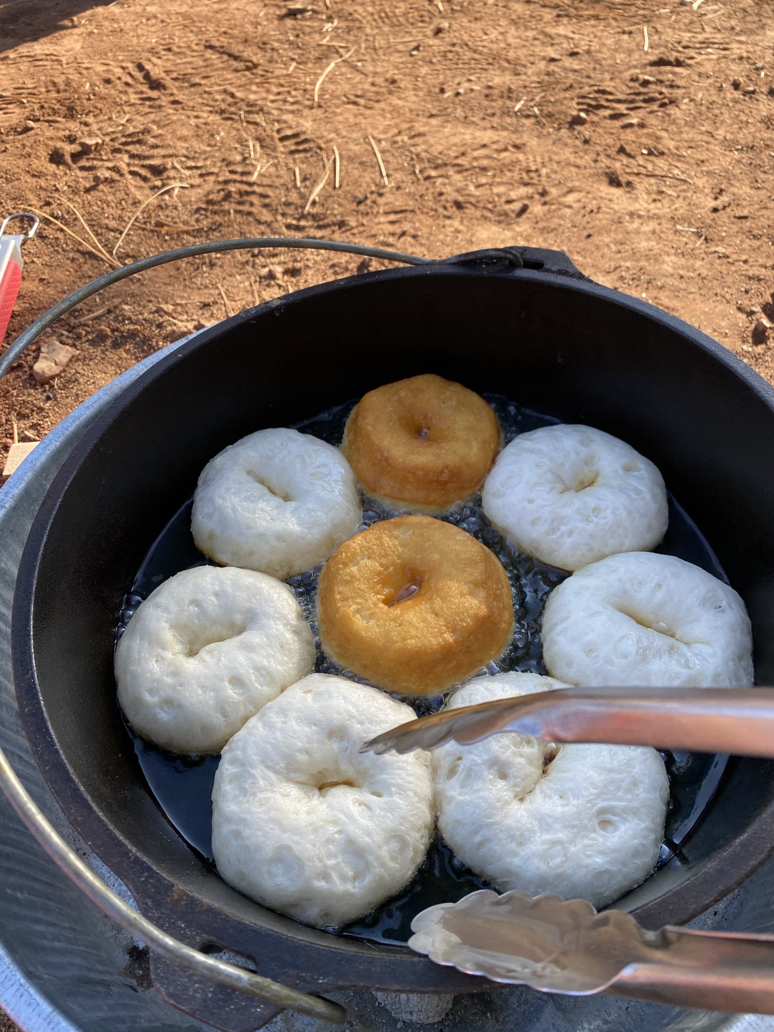 Easy to Make Dutch Oven Donuts Girl Camper