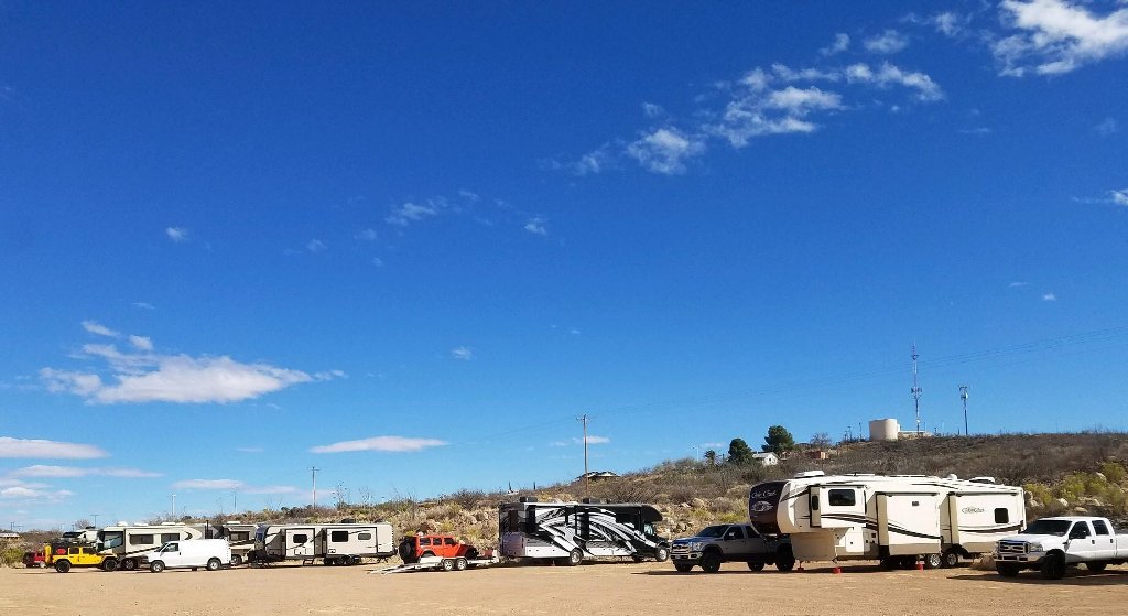 Tombstone Dry Camping RV Park Girl Camper