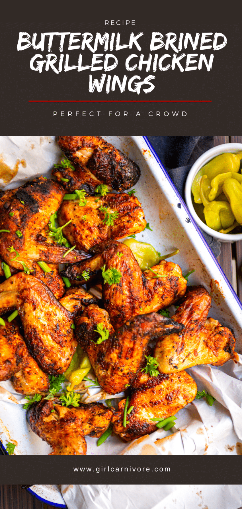 Buttermilk Brined Grilled Chicken Wings Girl Carnivore