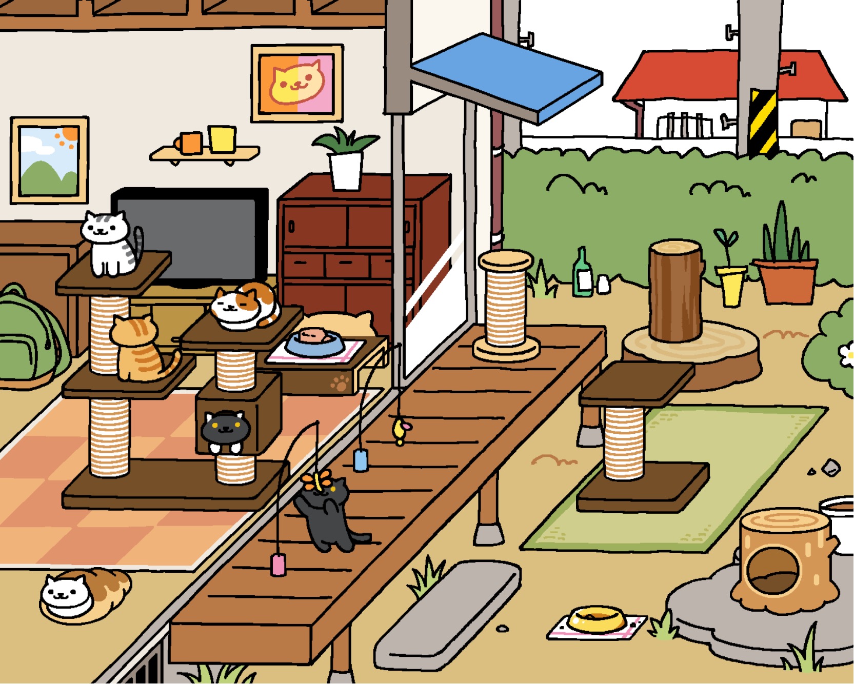 Neko Atsume update Original Style Yard Original Girl in Therapy