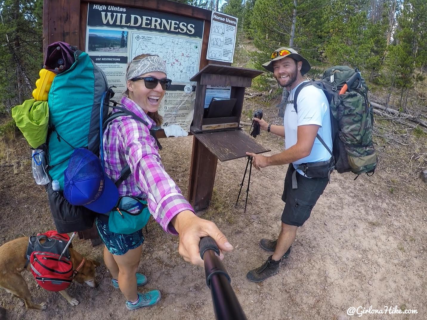 Backpacking to Gilbert Lake & Peak, Uintas Girl on a Hike