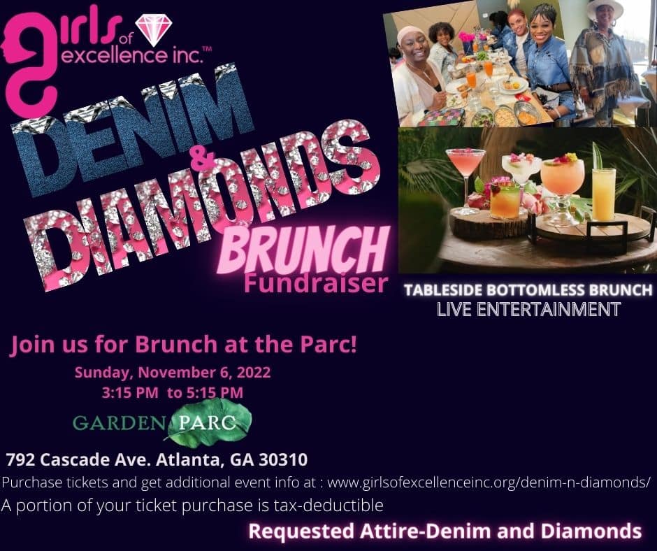 Girls of Excellence Denim and Diamonds Brunch! Girls of Excellence