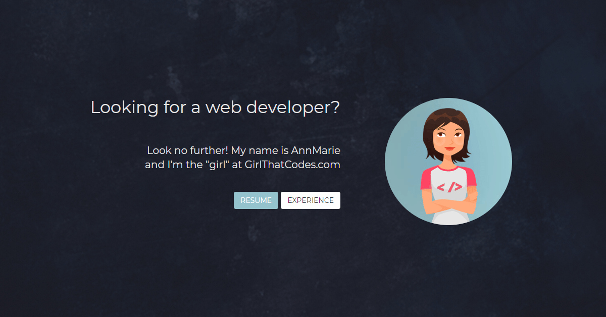 Front End & WordPress Developer AnnMarie DeVito