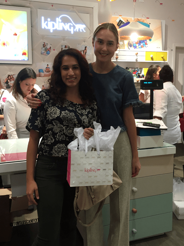 Grand Opening of Kipling Store Miami Dadeland Mall Girl with Glam