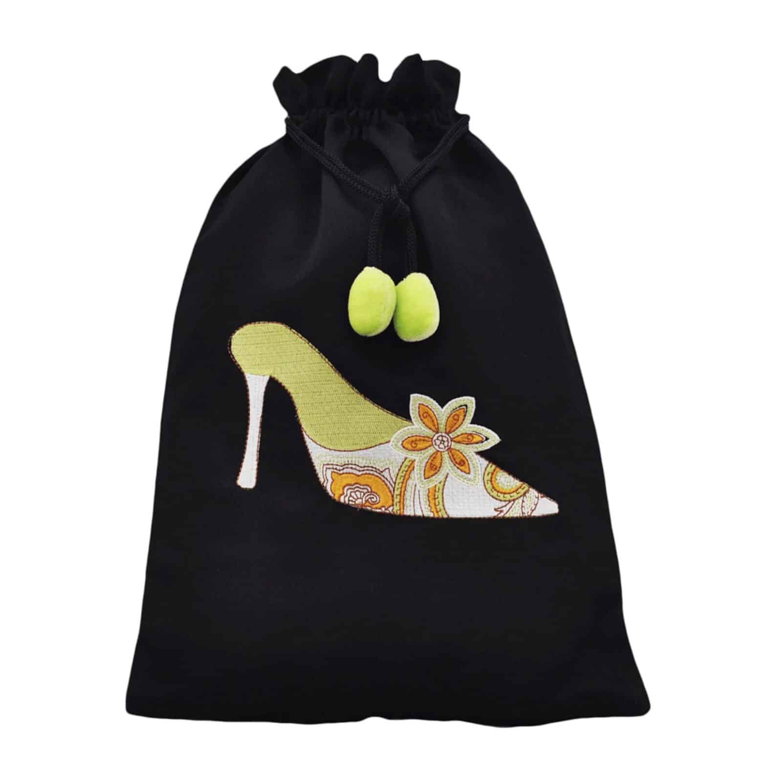 Zazendi Paisley Drawstring Shoe Bag » Girly Essentials