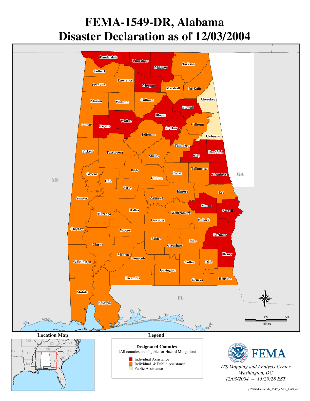Talladega County Al Gis 1549 FEMA.gov