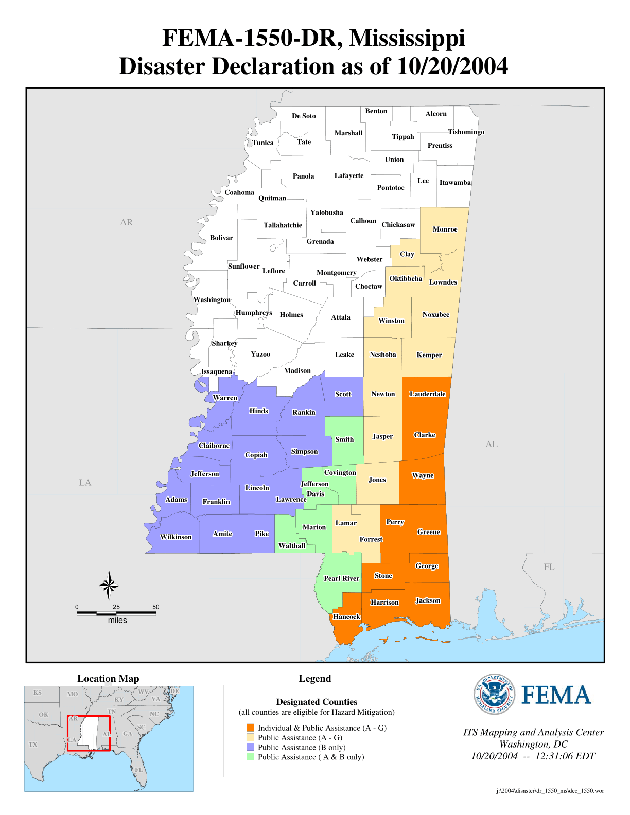 Designated Areas FEMA.gov