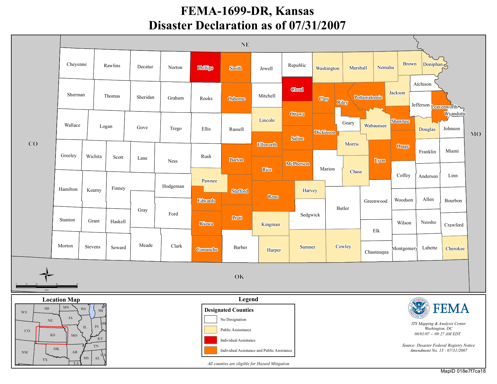 Kansas Severe Storms, Tornadoes, And Flooding (DR1699KS) FEMA.gov
