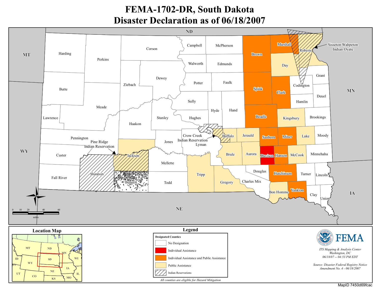 South Dakota Flood Zone Map