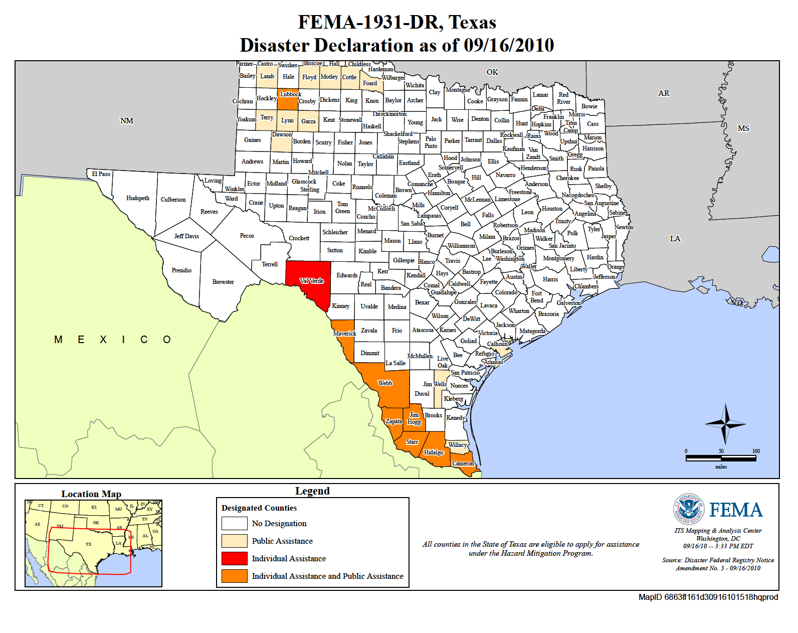 Area Map Of Texas Hit By Hurricane 30 Counties Declared Disaster In Texas Images All Disaster