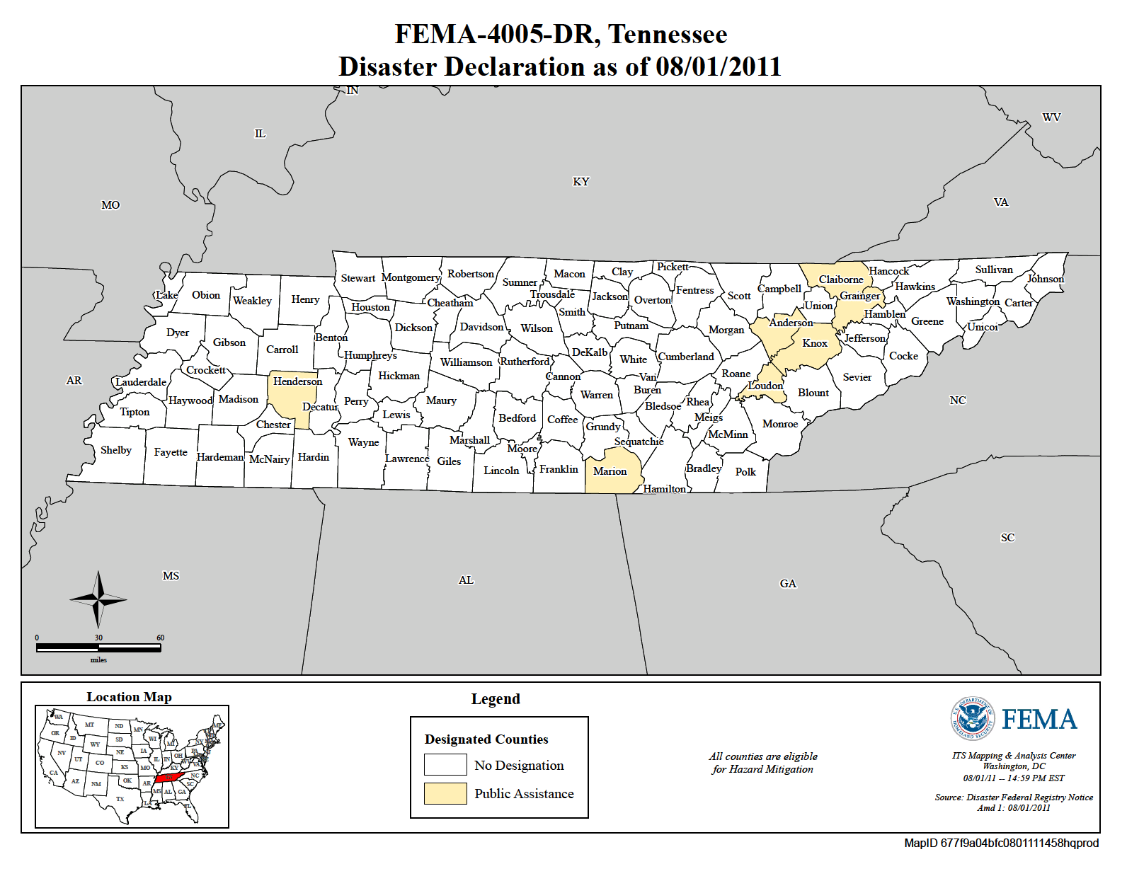Tennessee Severe Storms, Straightline Winds, Tornadoes, and Flooding (DR4005) FEMA.gov