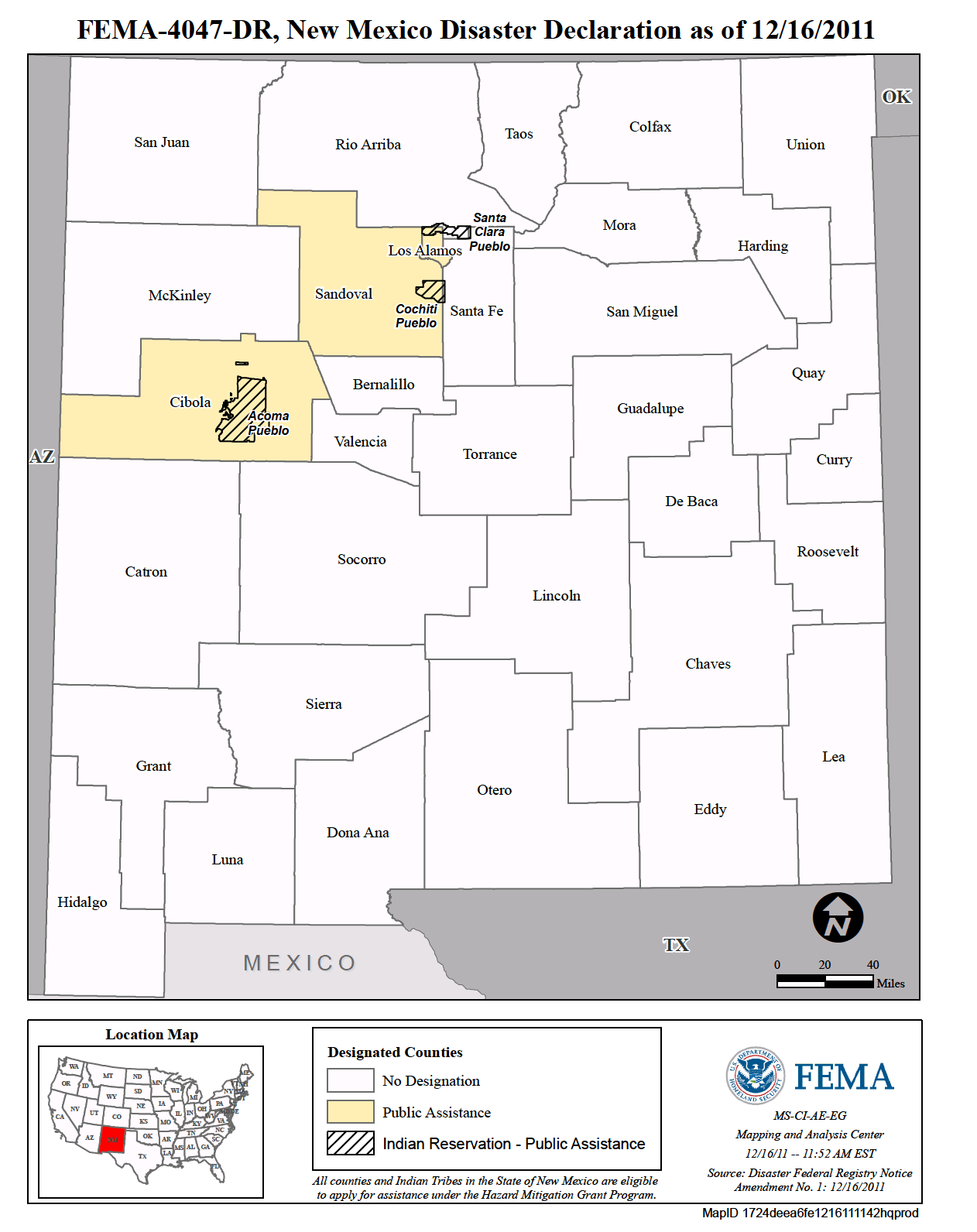 Designated Areas FEMA.gov