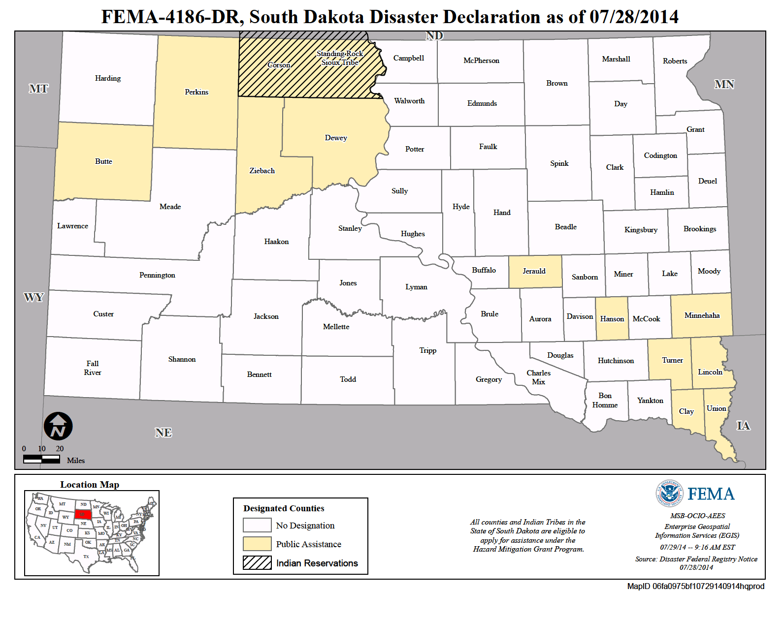 South Dakota Severe Storms, Tornadoes, And Flooding (DR4186SD) FEMA.gov