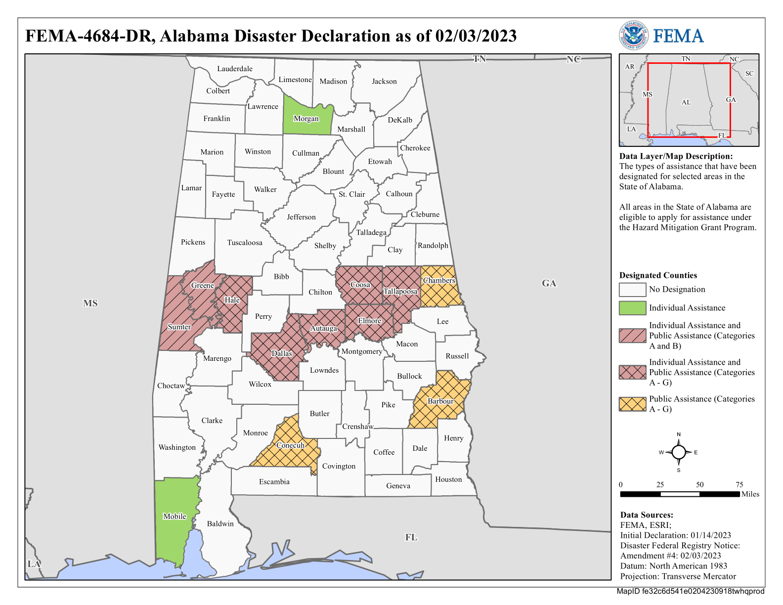 Designated Areas FEMA.gov