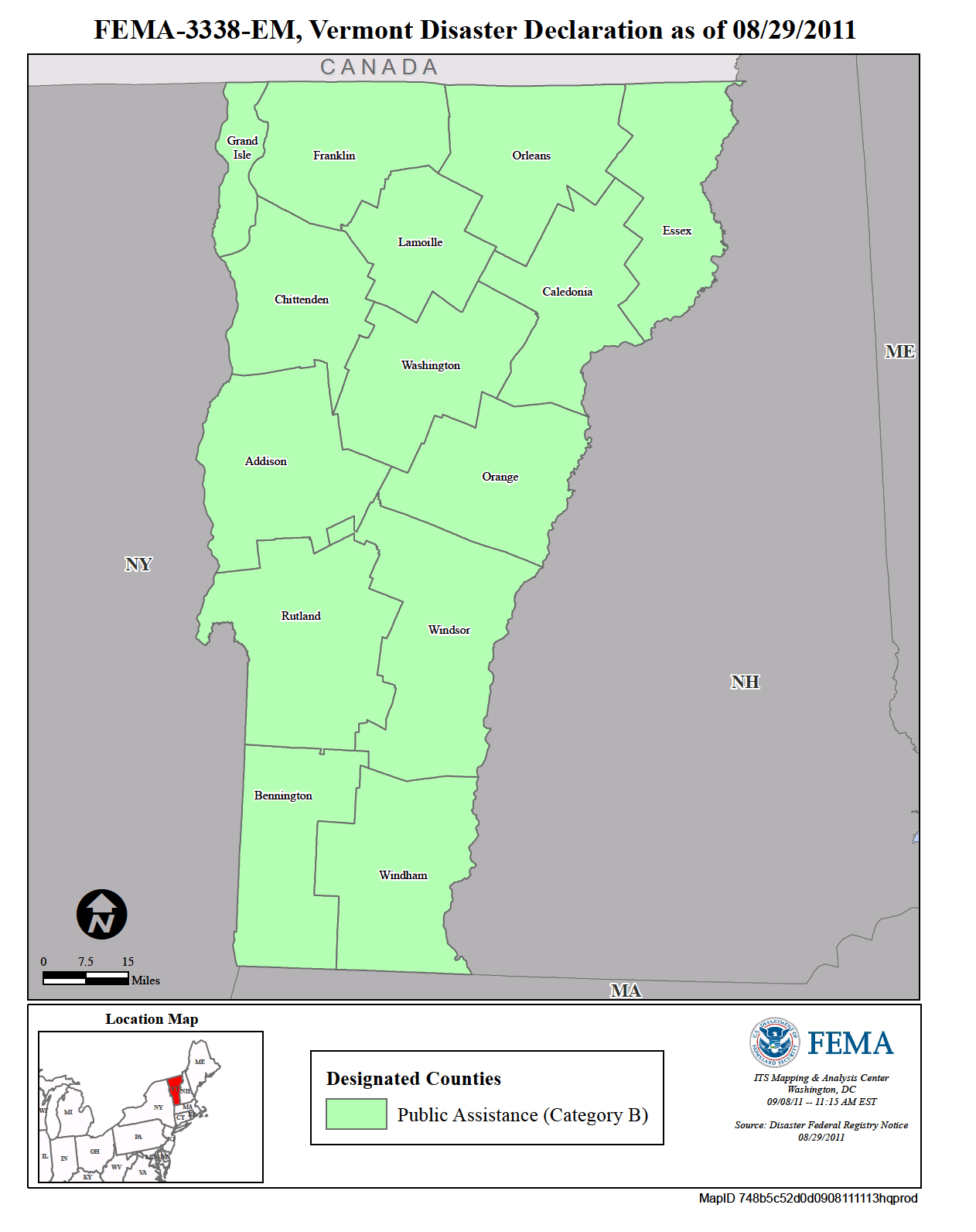 Designated Areas FEMA.gov