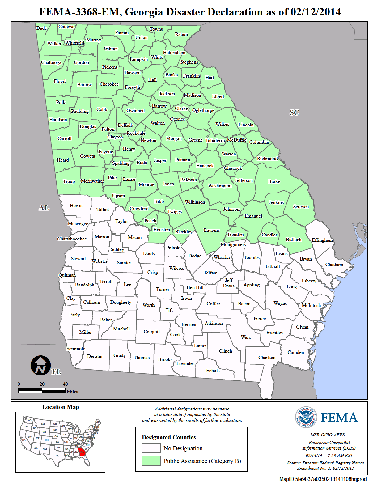 Designated Areas FEMA.gov